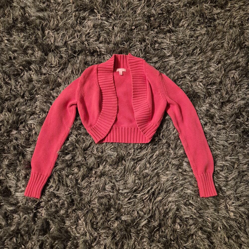 Lilly Pulitzer Cotton Bolero Shrug in Barbiecore Pink